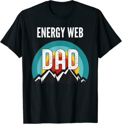 Energy Web Token T-Shirt Dad Crypto Gift For Fathers Day