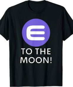 Enjin T-Shirt Coin To The Moon ENJ Crypto