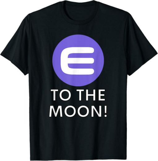 Enjin T-Shirt Coin To The Moon ENJ Crypto