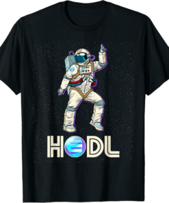 Enjin T-Shirt ENJ Fun HODL Disco Moon Hodl