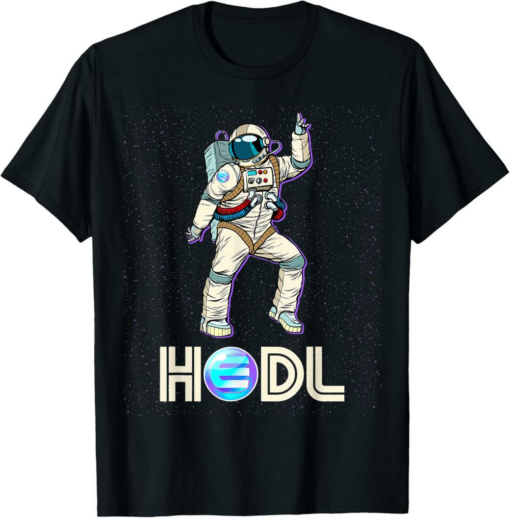 Enjin T-Shirt ENJ Fun HODL Disco Moon Hodl