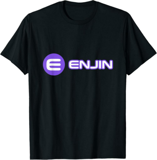 Enjin T-Shirt ENJ Outline Cryptocurrency 3.0 Crypto Trader