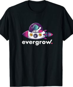 EverGrow T-Shirt Coin Crypto Astronaut Rocket
