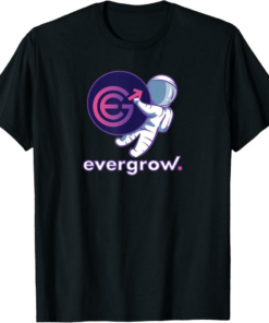 EverGrow T-Shirt Coin EGC Astronaut Crypto