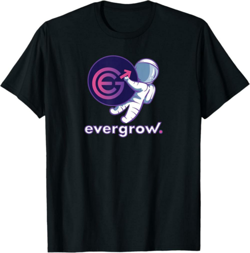 EverGrow T-Shirt Coin EGC Astronaut Crypto