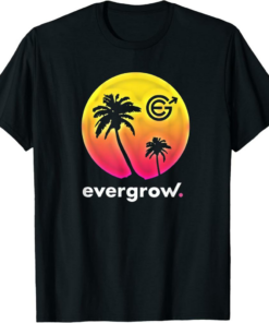 EverGrow T-Shirt Vintage Sunset Retro Glow EGC