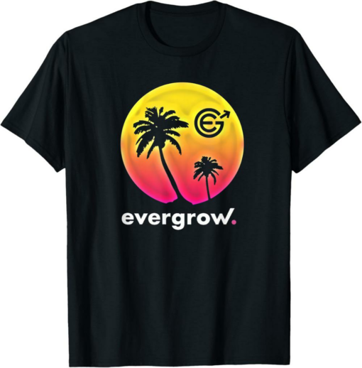 EverGrow T-Shirt Vintage Sunset Retro Glow EGC