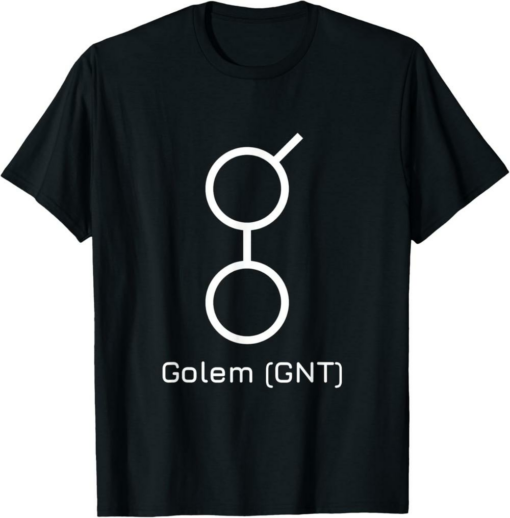 Golem T-Shirt Coin Cryptocurrency GLM Crypto