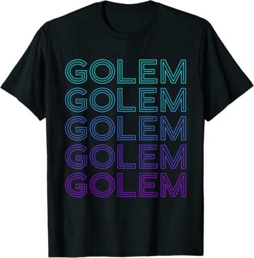 Golem T-Shirt Jewish Folklore Jew Retro