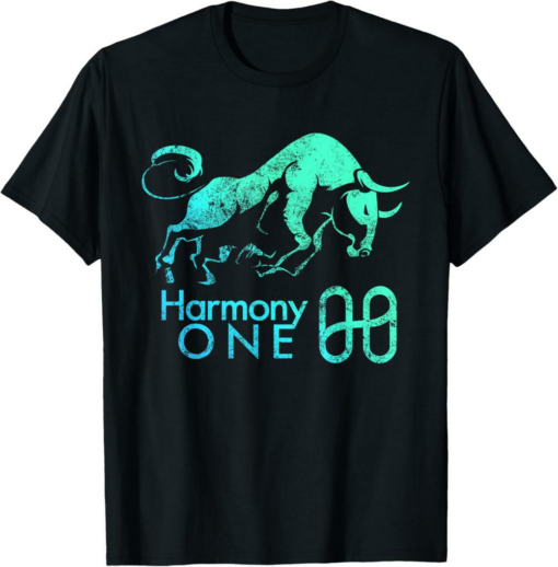 Harmony T-Shirt Crypto BULLRUN ONE Coin Blockchain