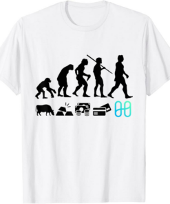 Harmony T-Shirt Evolution of Money A White Shirt ONE Crypto
