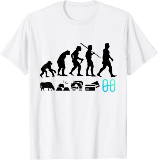 Harmony T-Shirt Evolution of Money A White Shirt ONE Crypto