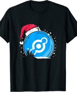 Helium T-Shirt Christmas Santa Hat HNT Hodl Crypto Currency