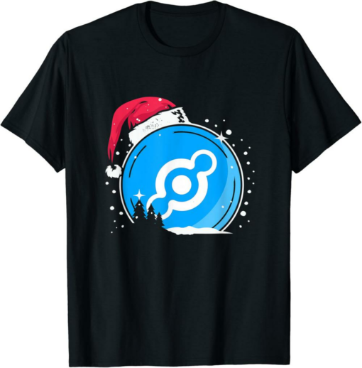 Helium T-Shirt Christmas Santa Hat HNT Hodl Crypto Currency