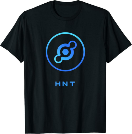 Helium T-Shirt Crypto HNT Token Cool Blockchain Stake Mining