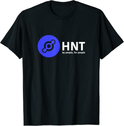 Helium T-Shirt HNT By People For People Crypto DeFi