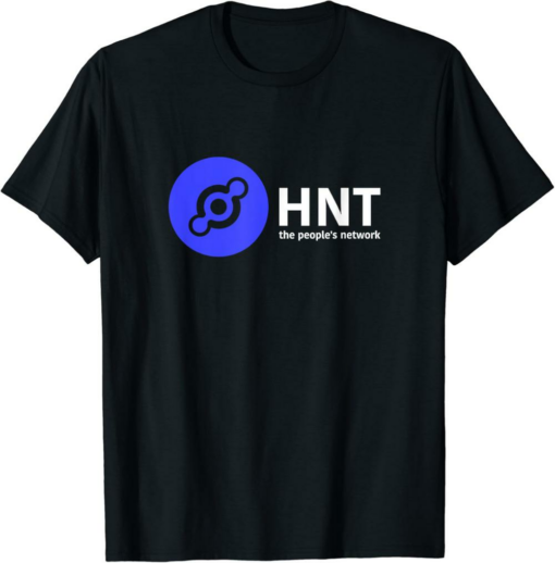 Helium T-Shirt HNT The Peoples Network Crypto DeFi