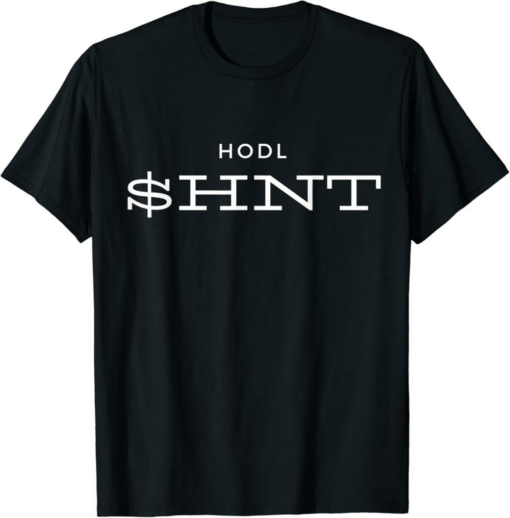 Helium T-Shirt HODL HNT For Miners Crypto Blockchain Mine