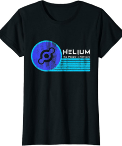Helium T-Shirt Miner Crypto HNT Coin Hodl Cryptocurrency