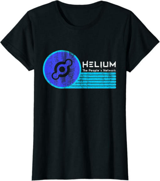 Helium T-Shirt Miner Crypto HNT Coin Hodl Cryptocurrency