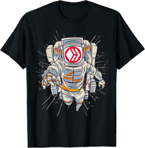 Hive T-Shirt Crypto Astronaut to Moon