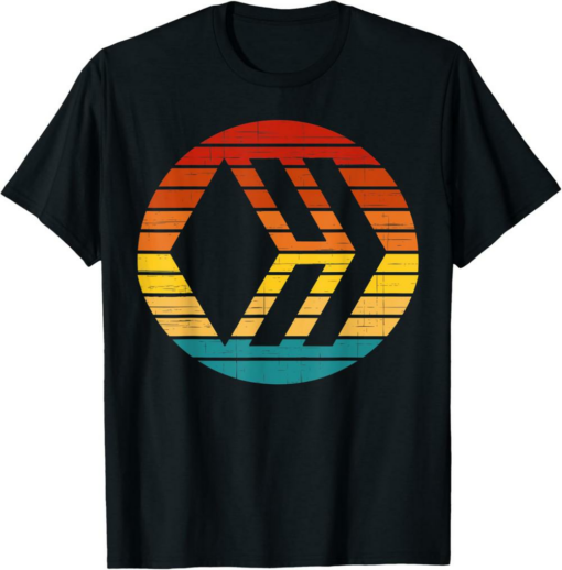 Hive T-Shirt Crypto Vintage Retro Sunset Design 60s 70s