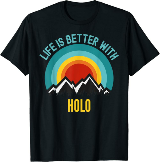 Holo T-Shirt Crypto Life is Better With