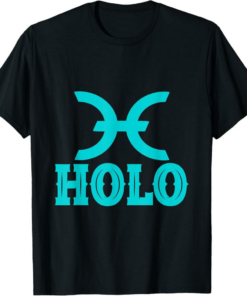 Holo T-Shirt Cryptocurrency Coin Blockchain Bitcoin