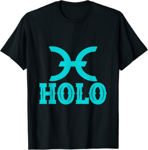 Holo T-Shirt Cryptocurrency Coin Blockchain Bitcoin