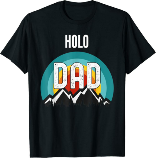 Holo T-Shirt Dad Crypto Gift For Fathers Day