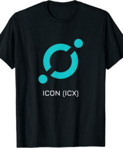 ICON ICX T-Shirt Coin Cryptocurrency Crypto