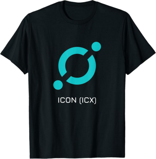 ICON ICX T-Shirt Coin Cryptocurrency Crypto