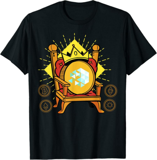 IoTeX T-Shirt Funny Number One King of Crypto