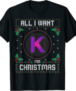 Kadena T-Shirt Christmas Crypto Sweater All I Want For Xmas