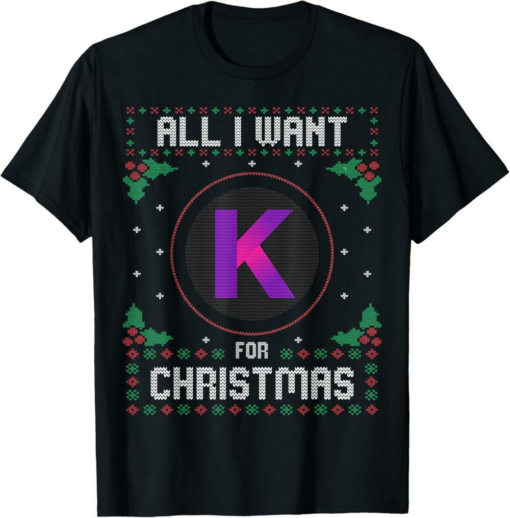 Kadena T-Shirt Christmas Crypto Sweater All I Want For Xmas