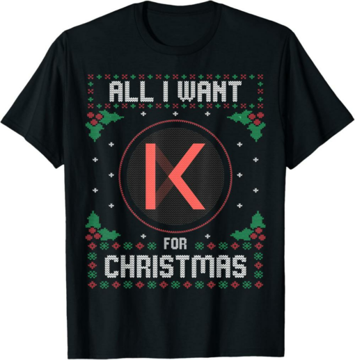 Kava T-Shirt Christmas Crypto Sweater All I Want For Xmas is