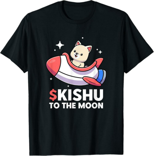 Kishu Inu T-Shirt Kishu To the Moon Coin Kishu Token Kishu