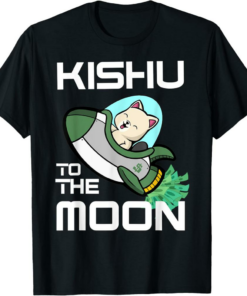Kishu Inu T-Shirt Kishu To the Moon Crypto Coin