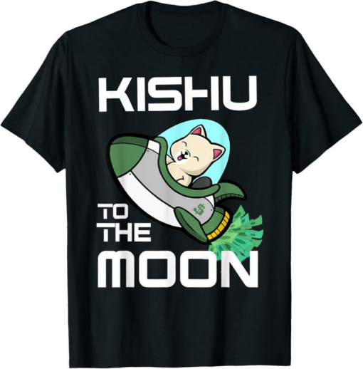 Kishu Inu T-Shirt Kishu To the Moon Crypto Coin