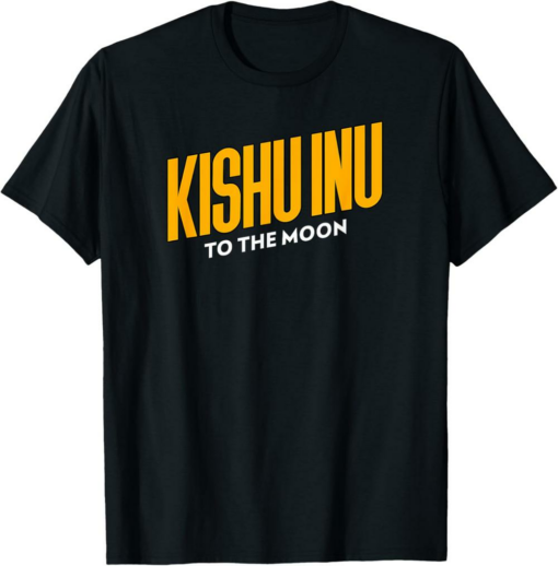 Kishu Inu T-Shirt to the Moon