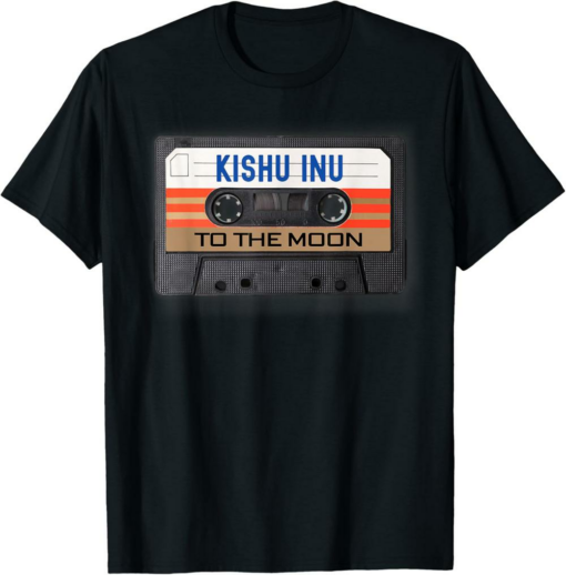 Kishu Inu T-Shirt to the Moon Retro