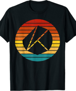 Klaytn T-Shirt Crypto Vintage Retro Sunset Design 60s 70s