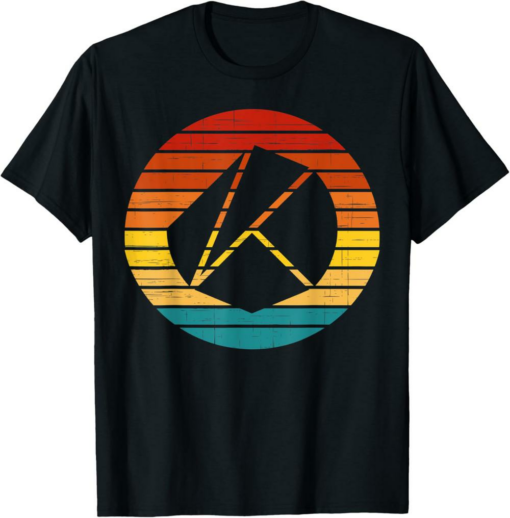 Klaytn T-Shirt Crypto Vintage Retro Sunset Design 60s 70s