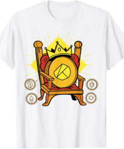 Klaytn T-Shirt Funny Number One King Of Crypto