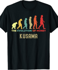 Kusama T-Shirt Crypto The Evolution of Money Caveman