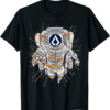 Lisk T-Shirt Crypto Astronaut to Moon
