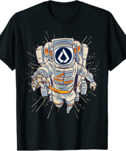 Lisk T-Shirt Crypto Astronaut to Moon