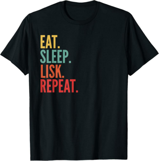 Lisk T-Shirt Crypto Eat Sleep Repeat