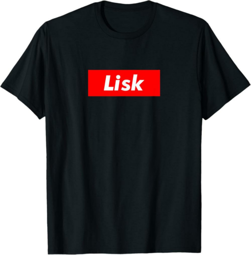 Lisk T-Shirt Cryptocurrency For Men For Women Red