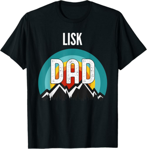 Lisk T-Shirt Dad Crypto Gift For Fathers Day